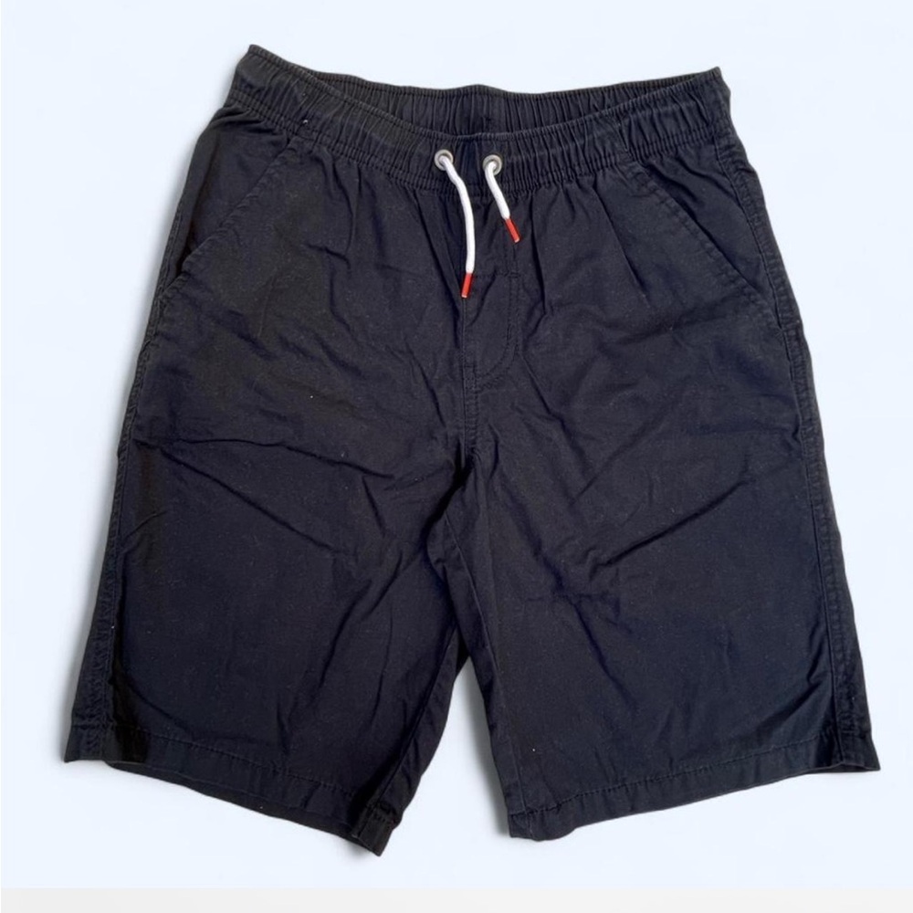Cat & Jack kid’s elastic waist Drawstring Shorts blue school Large 12 14